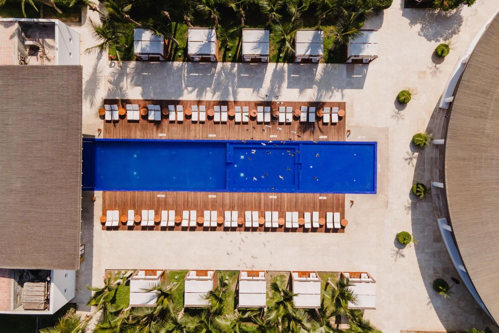 Hotel Paracas, A Luxury Collection Resort, Паракас Экстерьер фото Aerial view of the pool at the hotel
